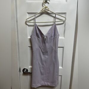 Zara Light Purple bodycon mini dress Size M